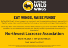 Buffalo Wild Wings Fundraiser Night